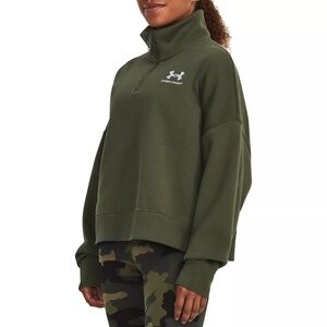 NWT Under Armour Women's Icon Fleece 1/2 Zip Pullover